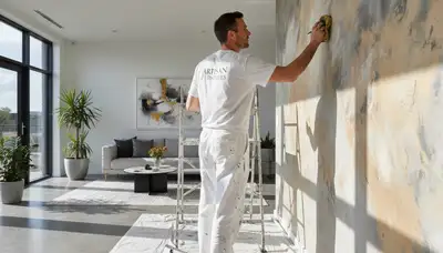 Professional faux painting and decorative wall finishes by expert house painters in Phoenix, AZ