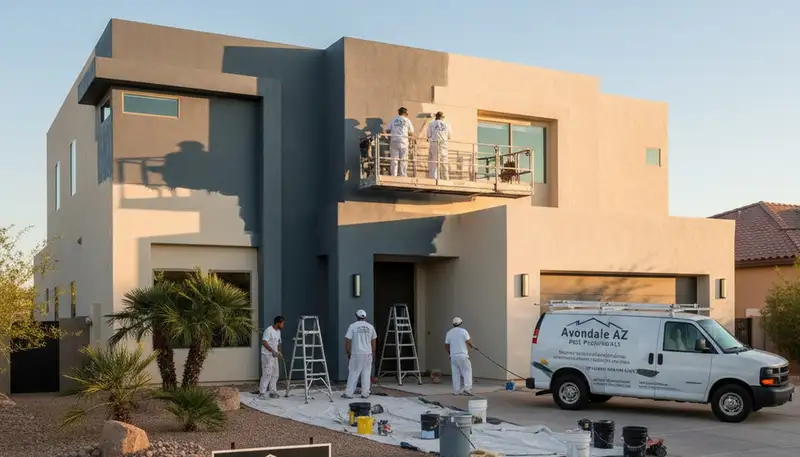 House painters in Phoenix, AZ providing professional exterior and interior painting services