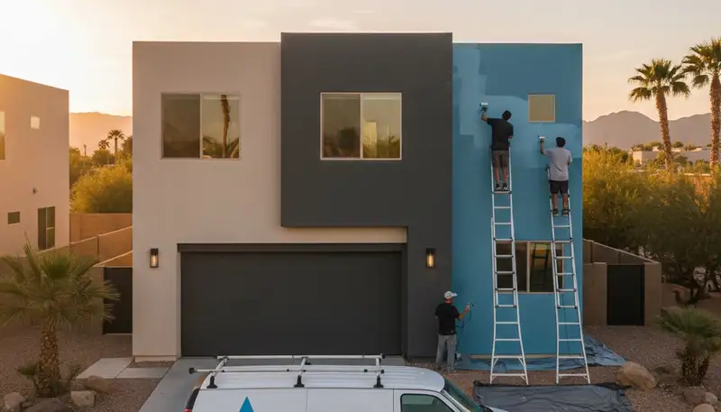 Phoenix, AZ house painting service for residential exterior and interior painting projects