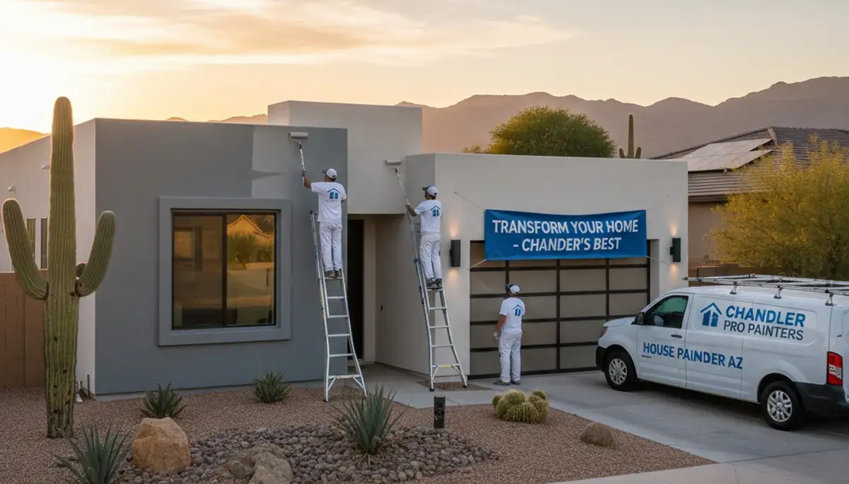 Phoenix, AZ house painters providing professional residential painting services