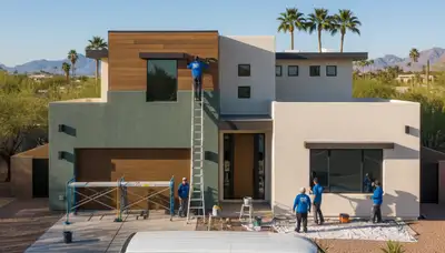 House painters serving Phoenix, AZ for professional residential exterior painting services
