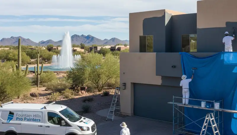 Professional house painters serving Phoenix, AZ for exterior and interior painting projects
