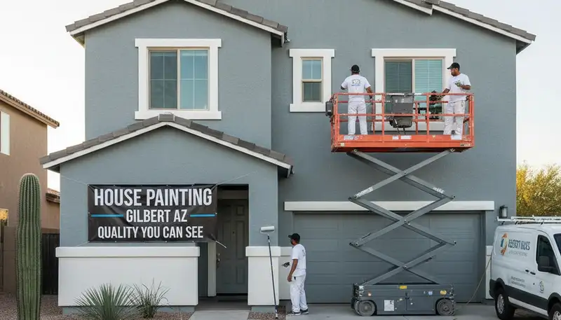 House painters in Phoenix, AZ providing professional exterior and interior painting services