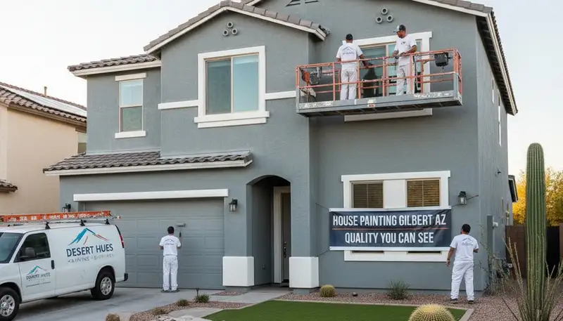 House painting team serving Phoenix, AZ for residential exterior and interior painting services