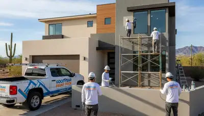 Phoenix AZ house painting services for residential exterior and interior painting projects