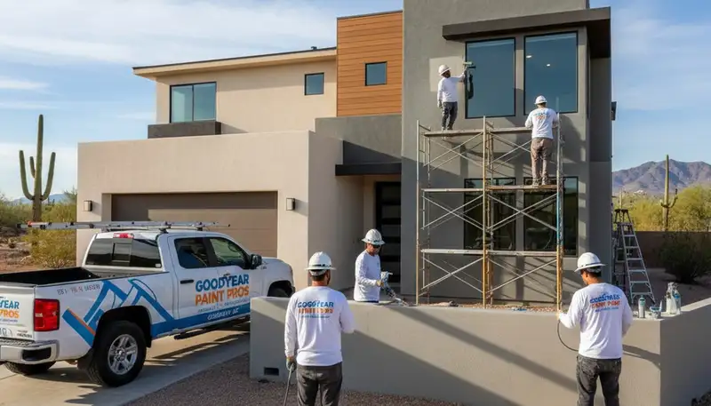 Phoenix AZ house painting services for residential exterior and interior painting projects