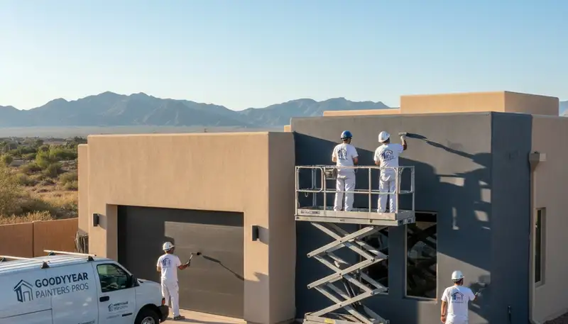 Professional house painting service in Phoenix, AZ for residential exteriors and interiors