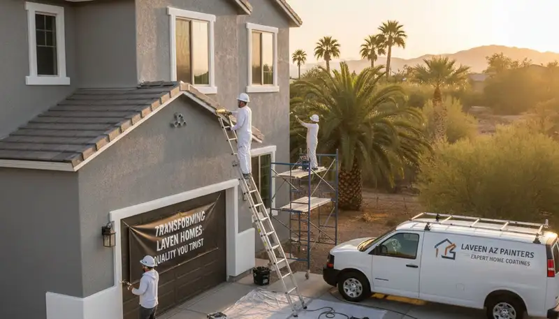 Professional house painters in Phoenix AZ providing expert residential painting services