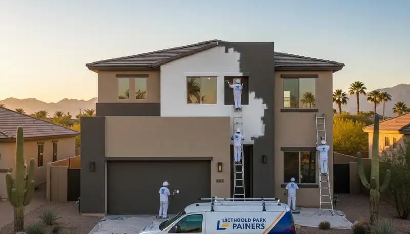 House painters in Phoenix, AZ providing professional exterior and interior painting services