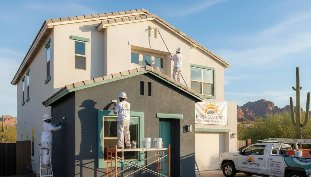 Professional house painters in Phoenix AZ providing expert exterior home painting services