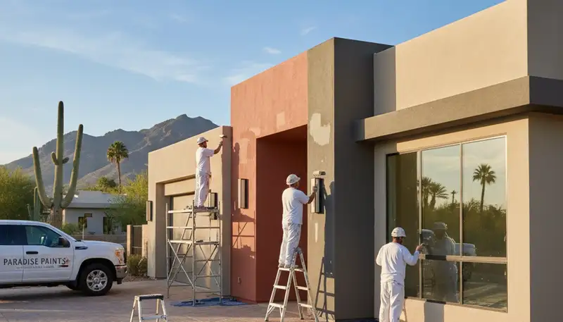 Professional house painters in Phoenix AZ providing exterior home painting services