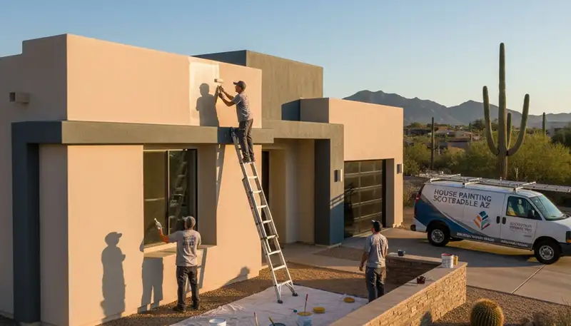 Professional house painters in Phoenix AZ providing expert exterior and interior painting services