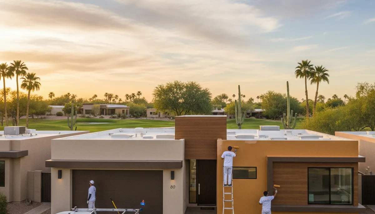 Phoenix AZ house painting service for residential exterior and interior painting projects