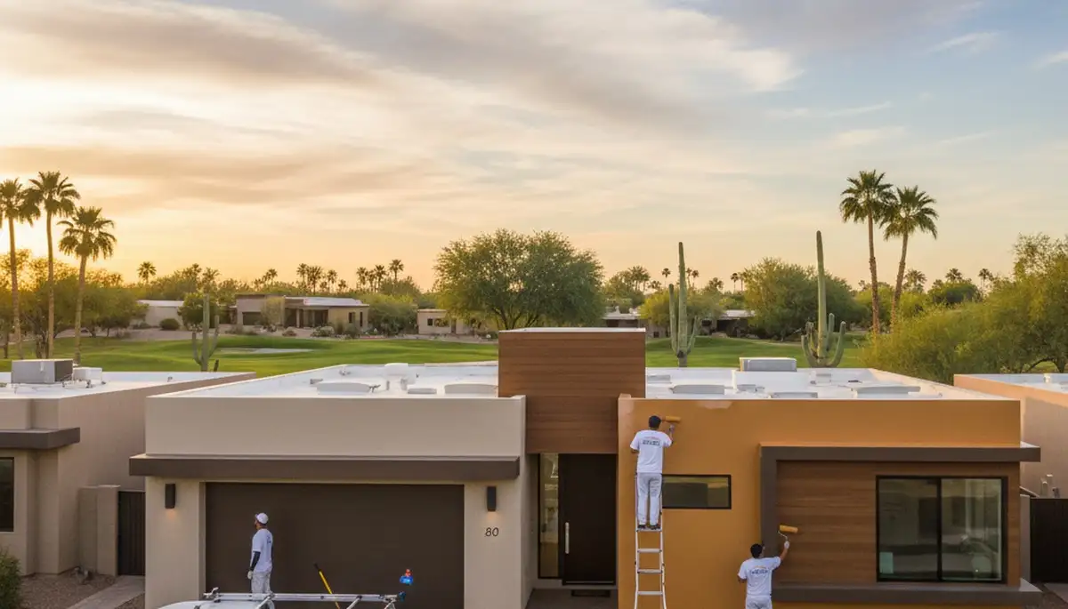 Phoenix AZ house painting service for residential exterior and interior painting projects