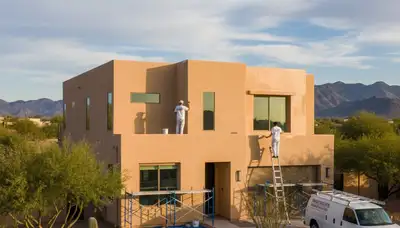 Professional house painters in Phoenix AZ providing expert residential exterior painting services