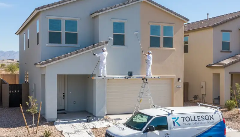 Professional house painters in Phoenix AZ providing expert exterior home painting services