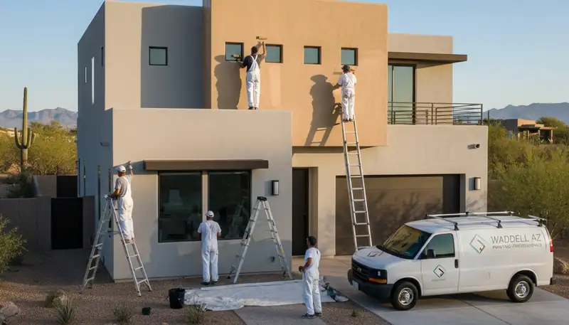 House painting service in Phoenix, AZ for residential exterior and interior paint projects