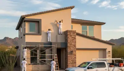 House painters serving Phoenix, AZ with professional exterior and interior painting services