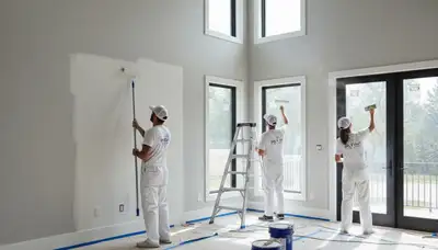 Professional interior house painting in Phoenix AZ with expert color finishes and smooth wall results