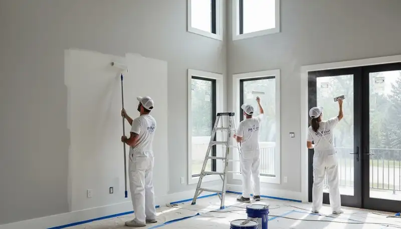 Professional interior house painting in Phoenix AZ with expert color finishes and smooth wall results