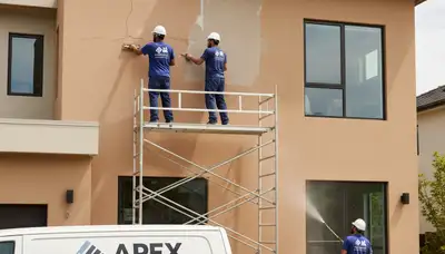 Professional stucco repair and texture matching by expert painters in Phoenix, AZ